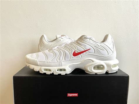 nike tn x supreme weiß|Supreme x Nike TN Air Max Plus White .